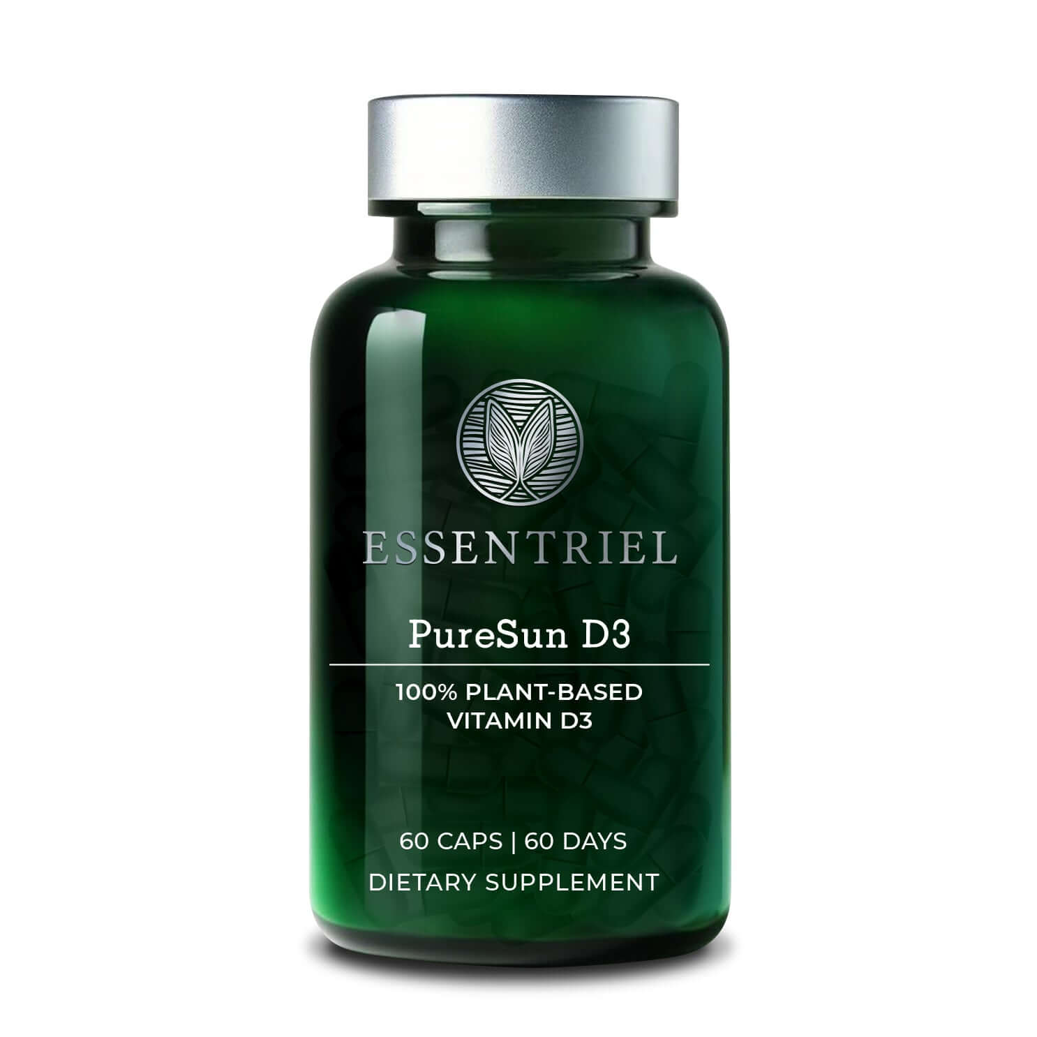 PureSun D3 | Natural Vitamin D3 from Plants | 60 Capsules - Essentriel