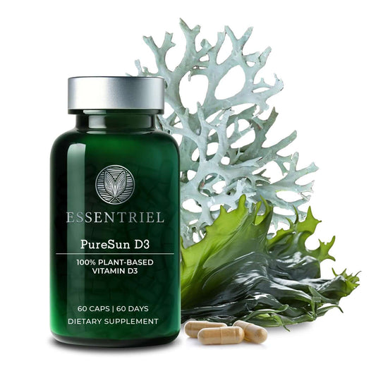 PureSun D3 | Natural Vitamin D3 from Plants | 60 Capsules - Essentriel